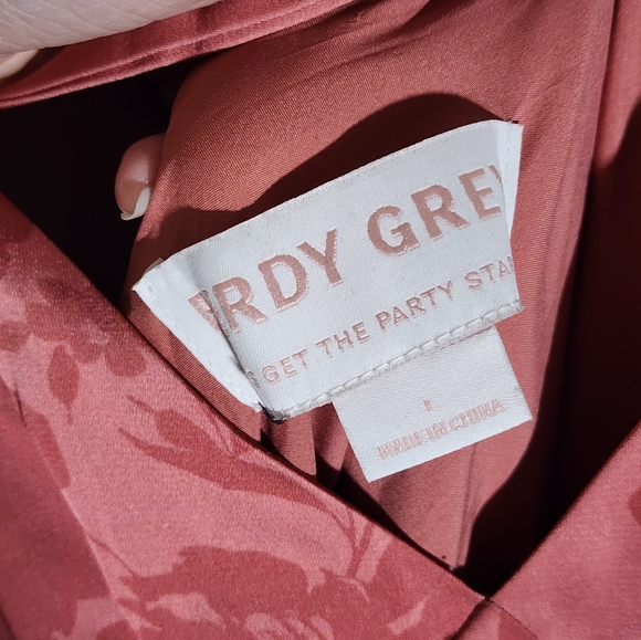 Birdy Grey Veronica Dusty Rose Floral Dress - Picture 3 of 4